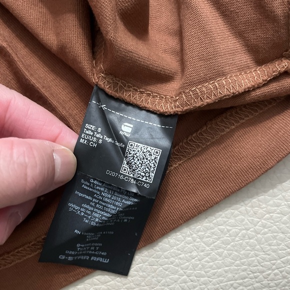 NWT - G-Star Raw Short Sleeve T Shirt - Men Size S / Women Size M - Picture 8 of 9